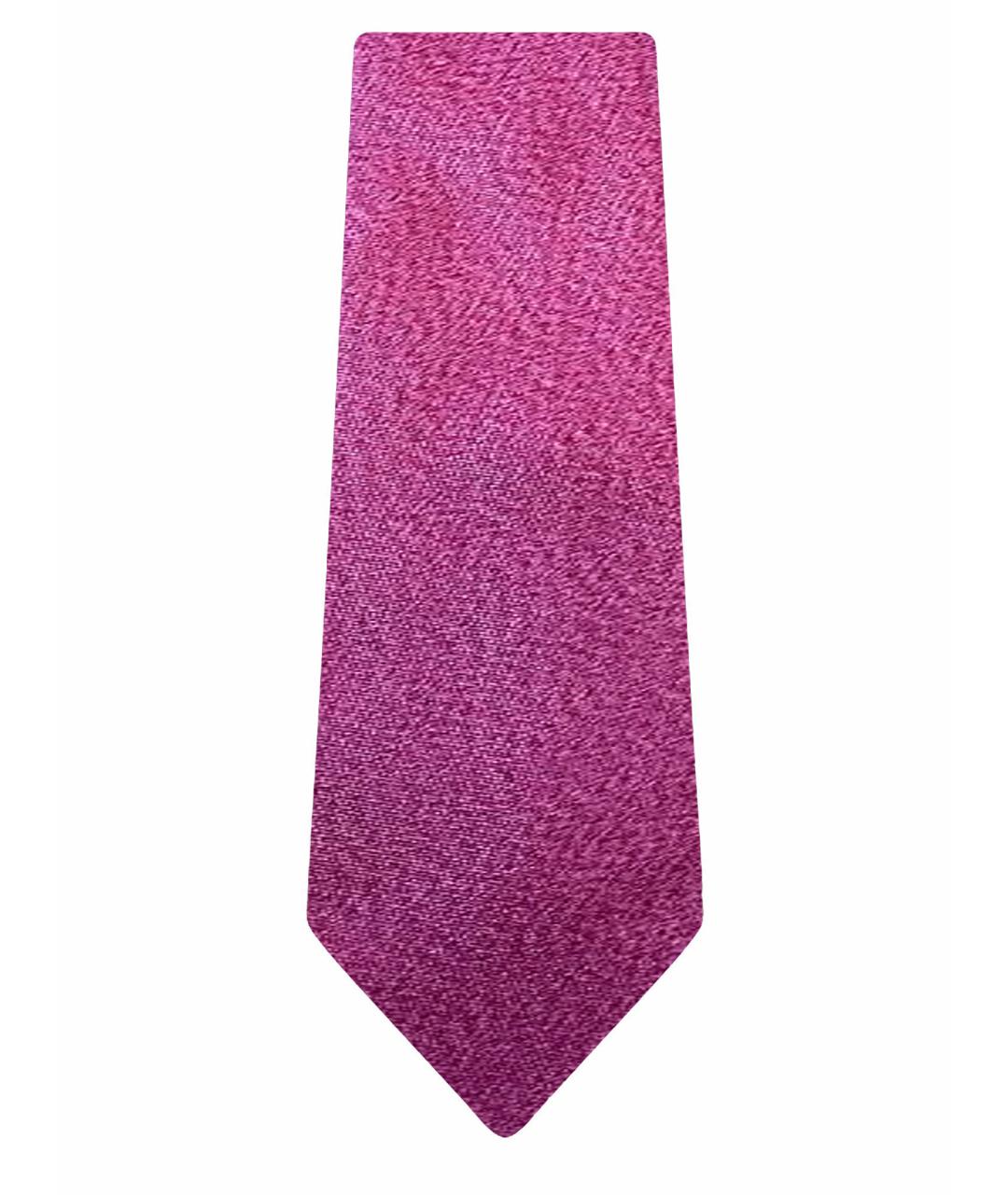 ISAIA Розовый шелковый галстук, фото 1