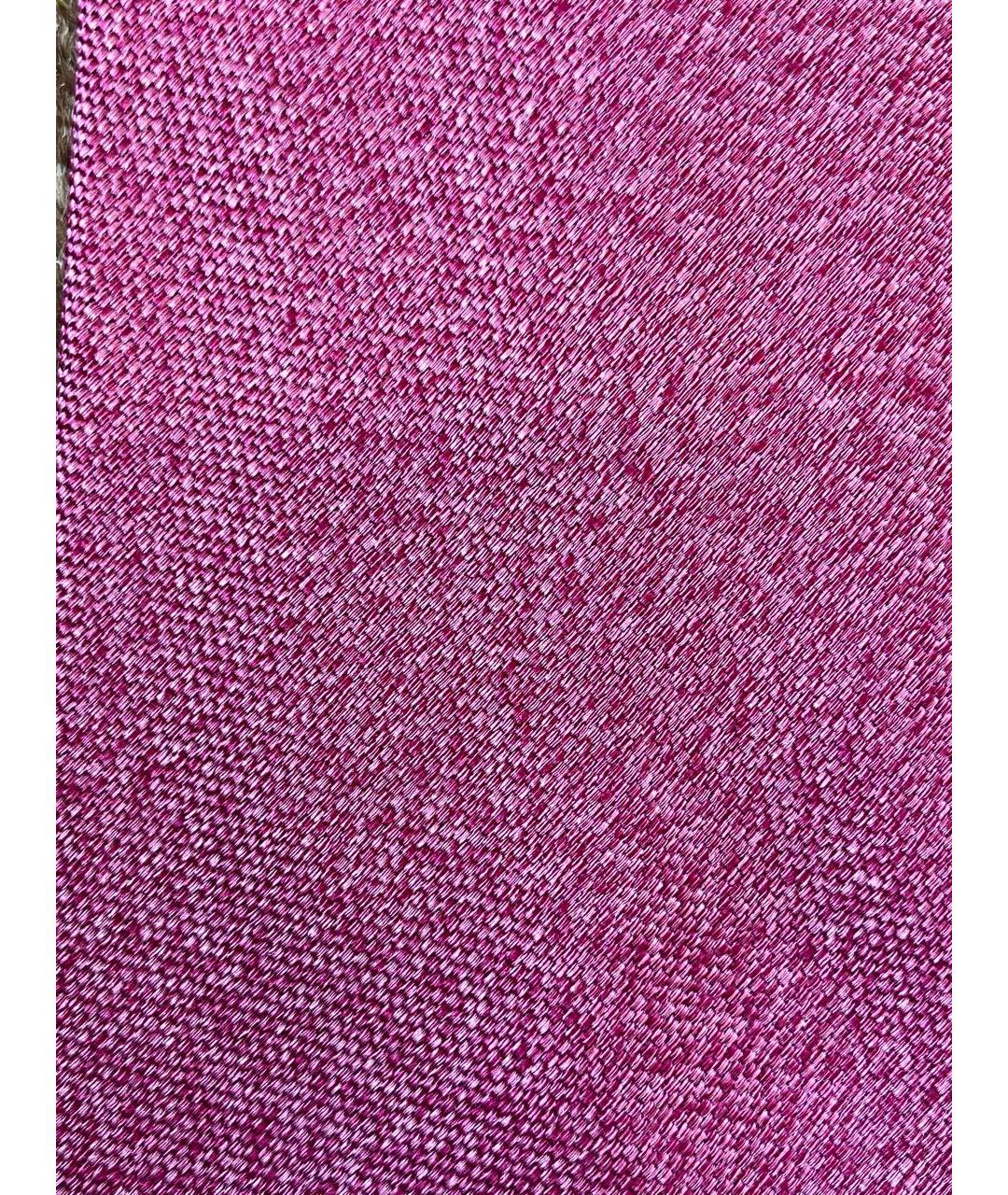 ISAIA Розовый шелковый галстук, фото 4