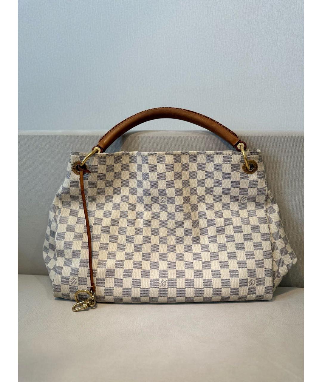 LOUIS VUITTON Белая сумка тоут, фото 9