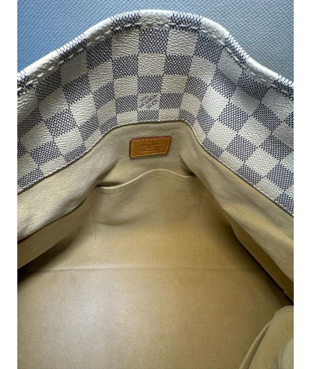 LOUIS VUITTON Белая сумка тоут, фото 6