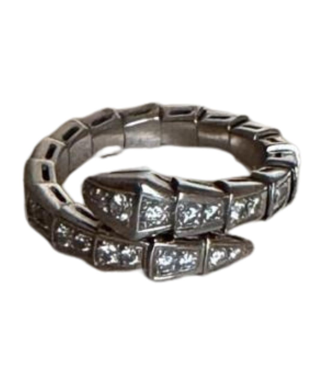 BVLGARI Серебряное кольцо из белого золота, фото 1