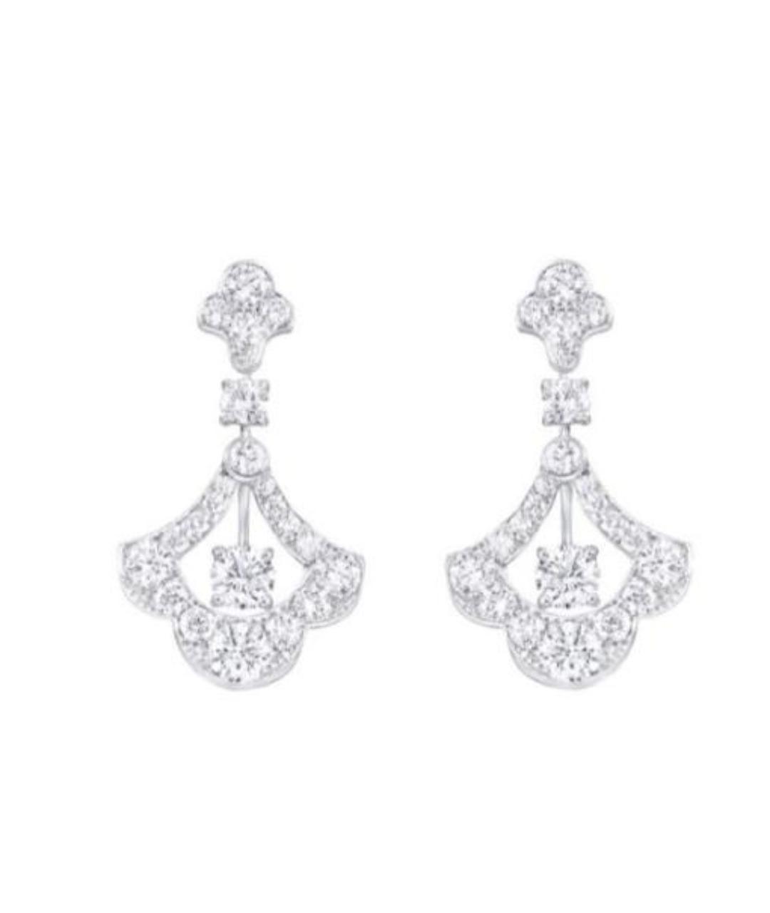 GRAFF Серебряные серьги из белого золота, фото 1