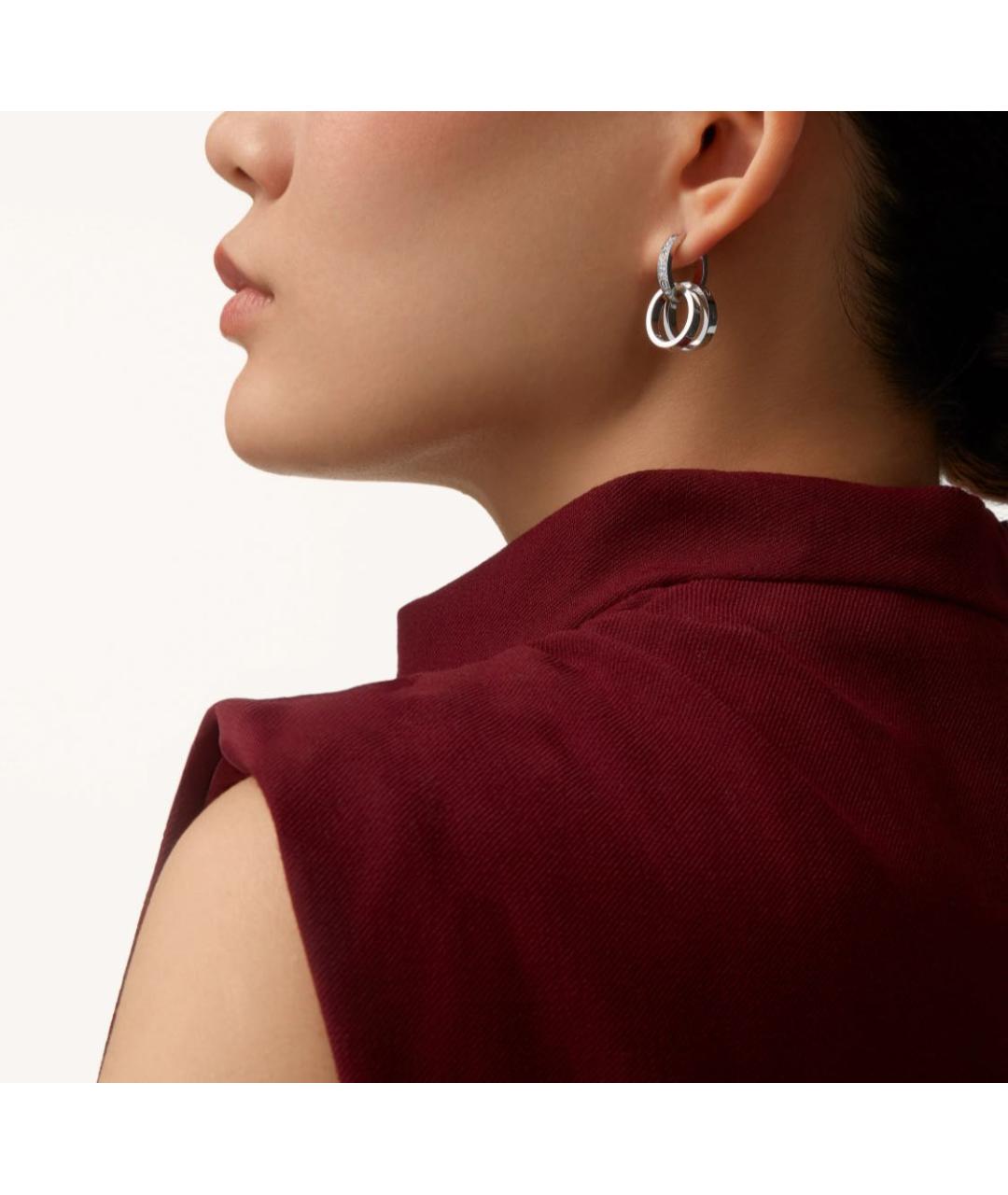 CARTIER Серебряные серьги из белого золота, фото 7