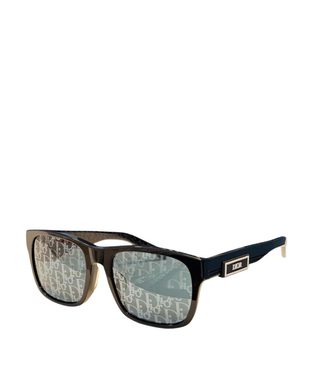 CHRISTIAN DIOR Черные пластиковые солнцезащитные очки, фото 1
