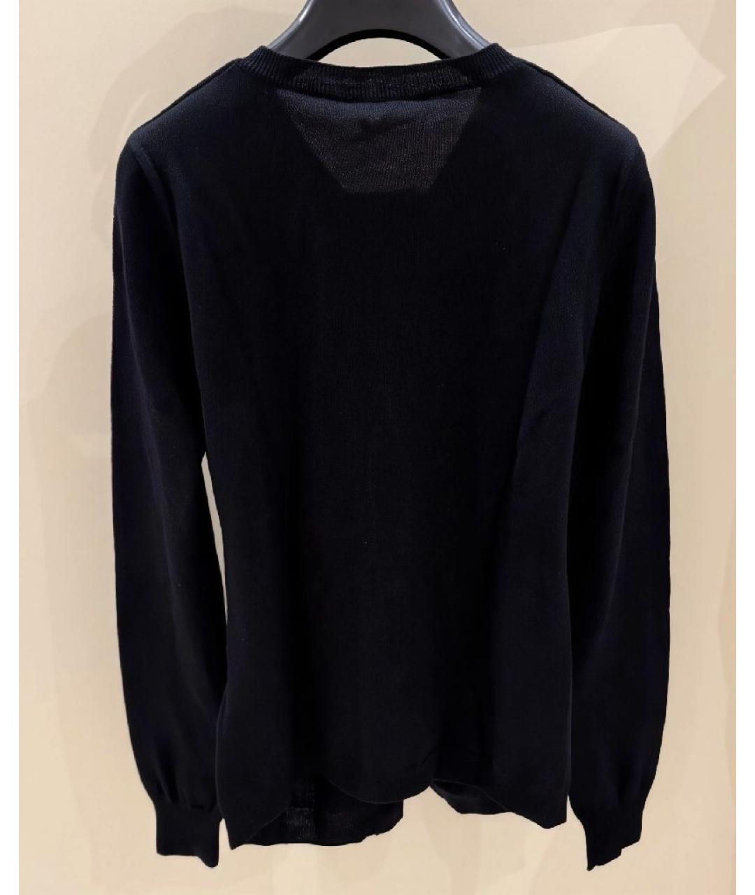 RED VALENTINO Черный шерстяной кардиган, фото 2