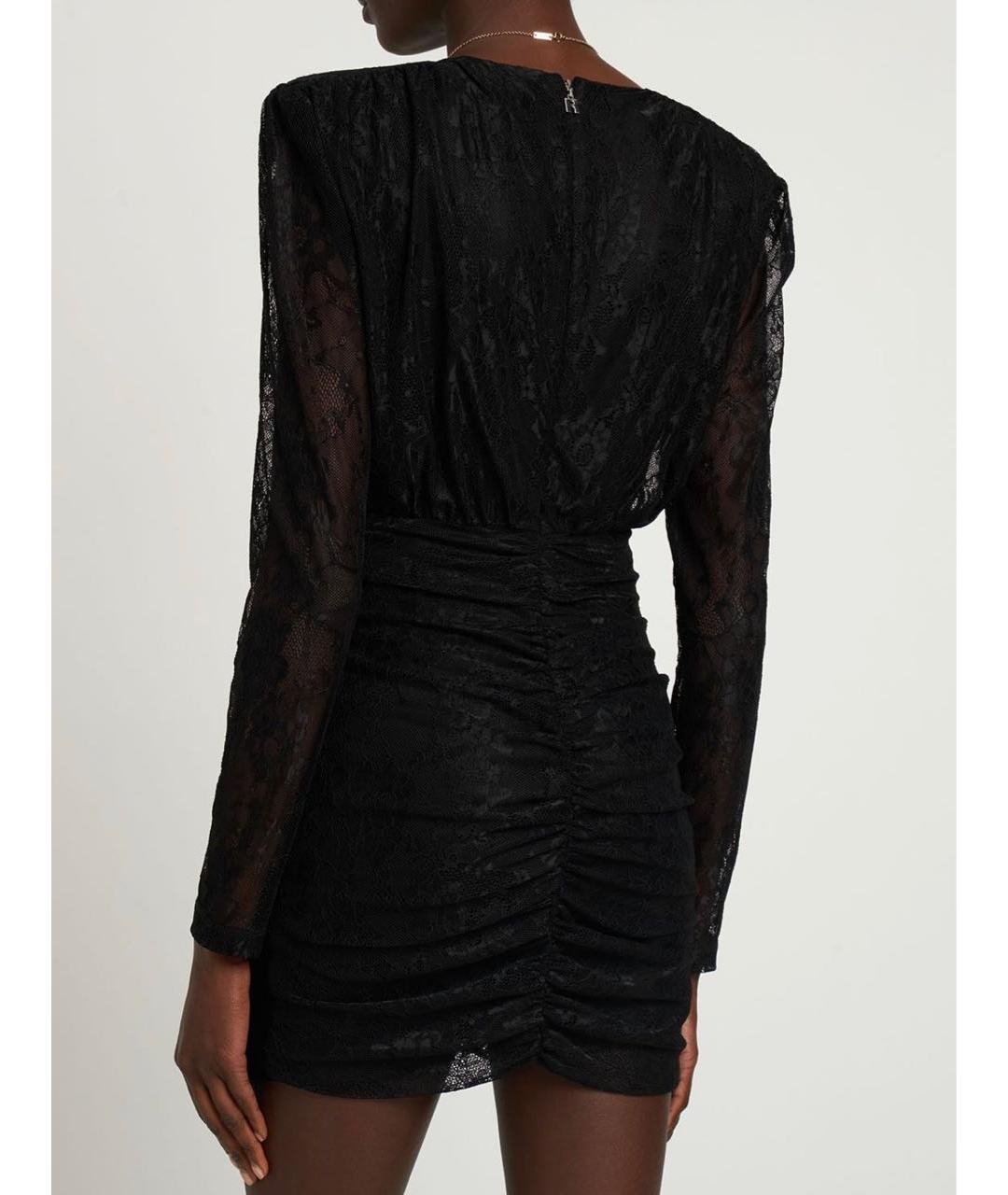 ROTATE Черное коктейльное платье, фото 3