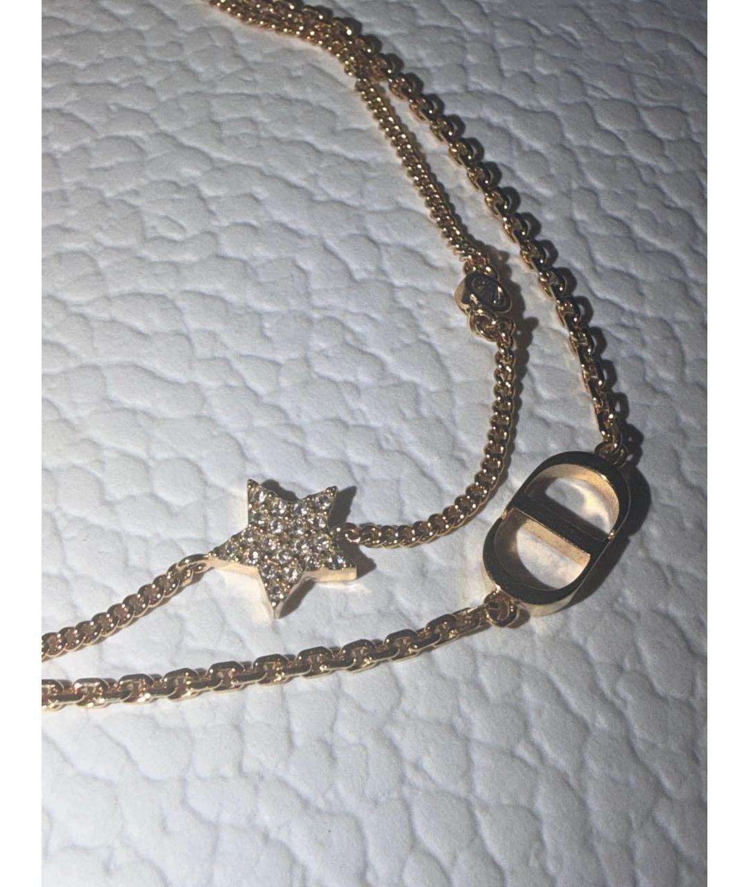 CHRISTIAN DIOR Золотой позолоченный браслет, фото 3