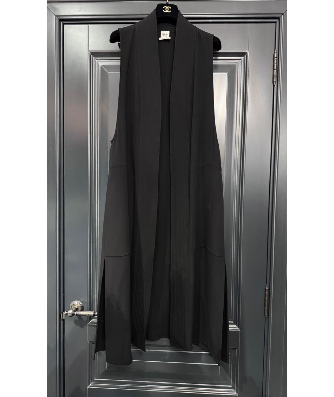 HERMES Черный жилет, фото 3