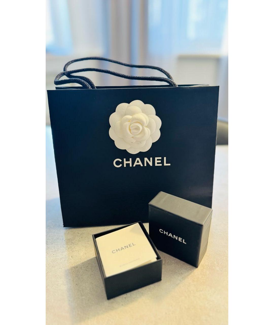 CHANEL Золотые позолоченные серьги, фото 7