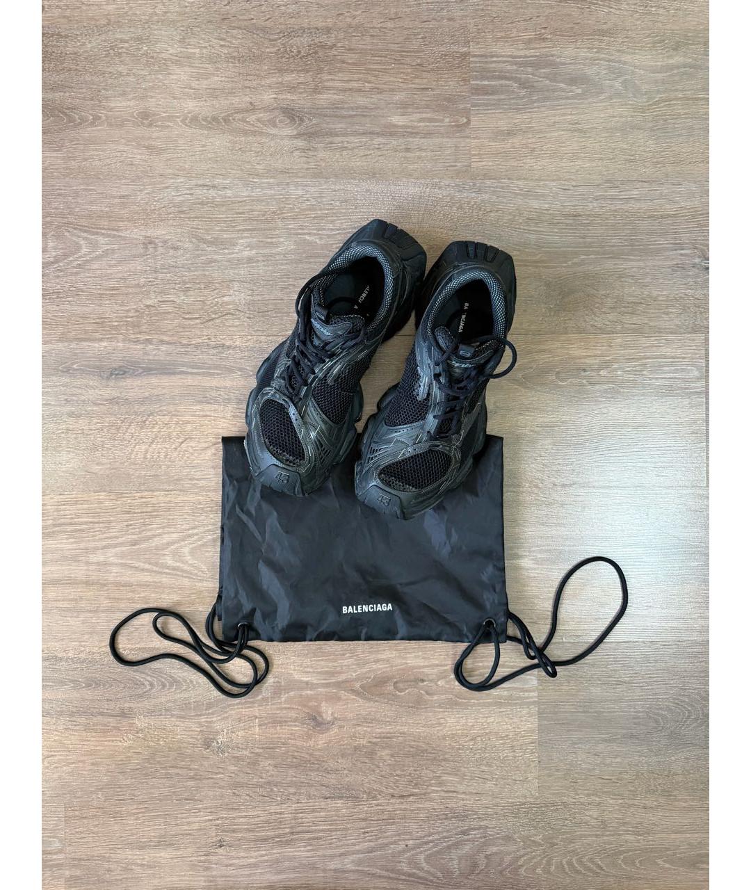 BALENCIAGA Черные низкие кроссовки / кеды, фото 7