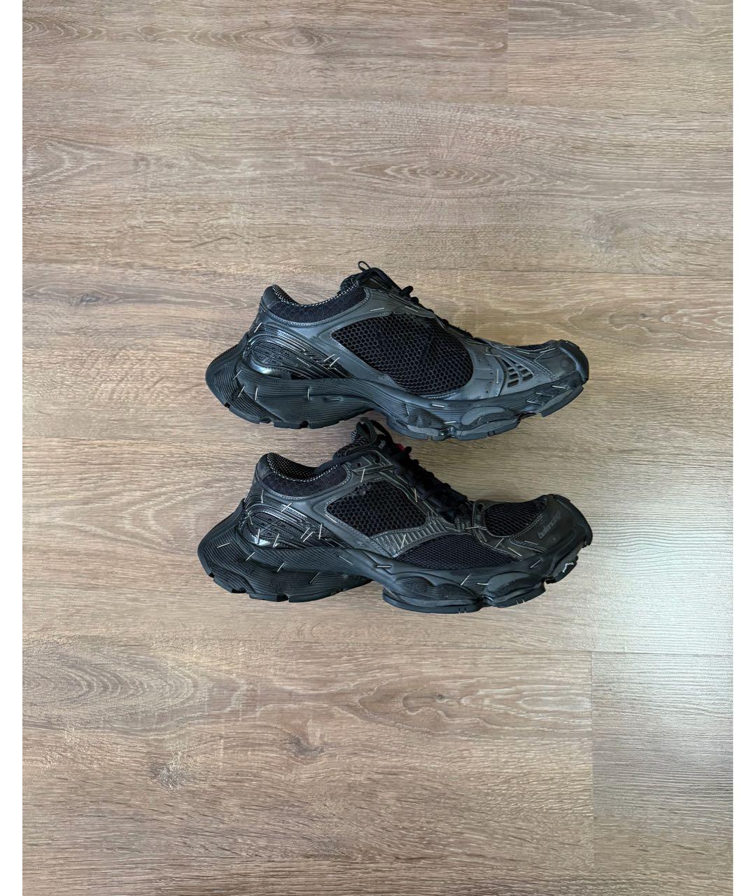 BALENCIAGA Черные низкие кроссовки / кеды, фото 2