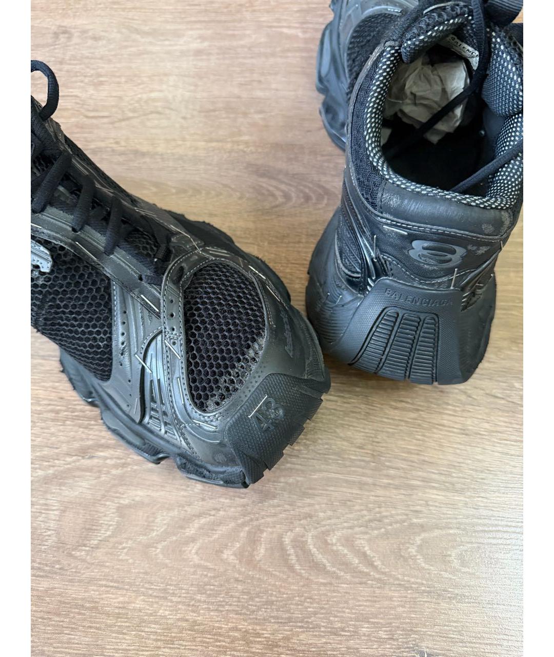 BALENCIAGA Черные низкие кроссовки / кеды, фото 5