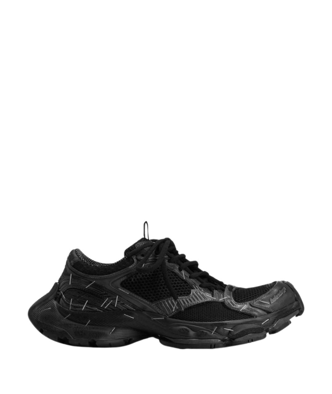 BALENCIAGA Черные низкие кроссовки / кеды, фото 1