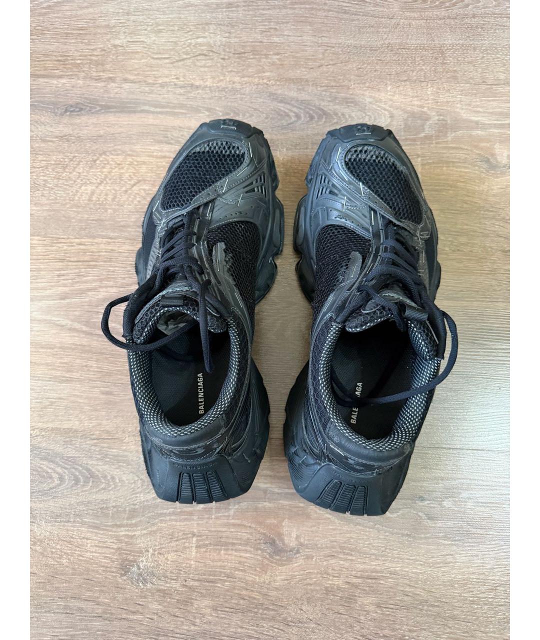 BALENCIAGA Черные низкие кроссовки / кеды, фото 4
