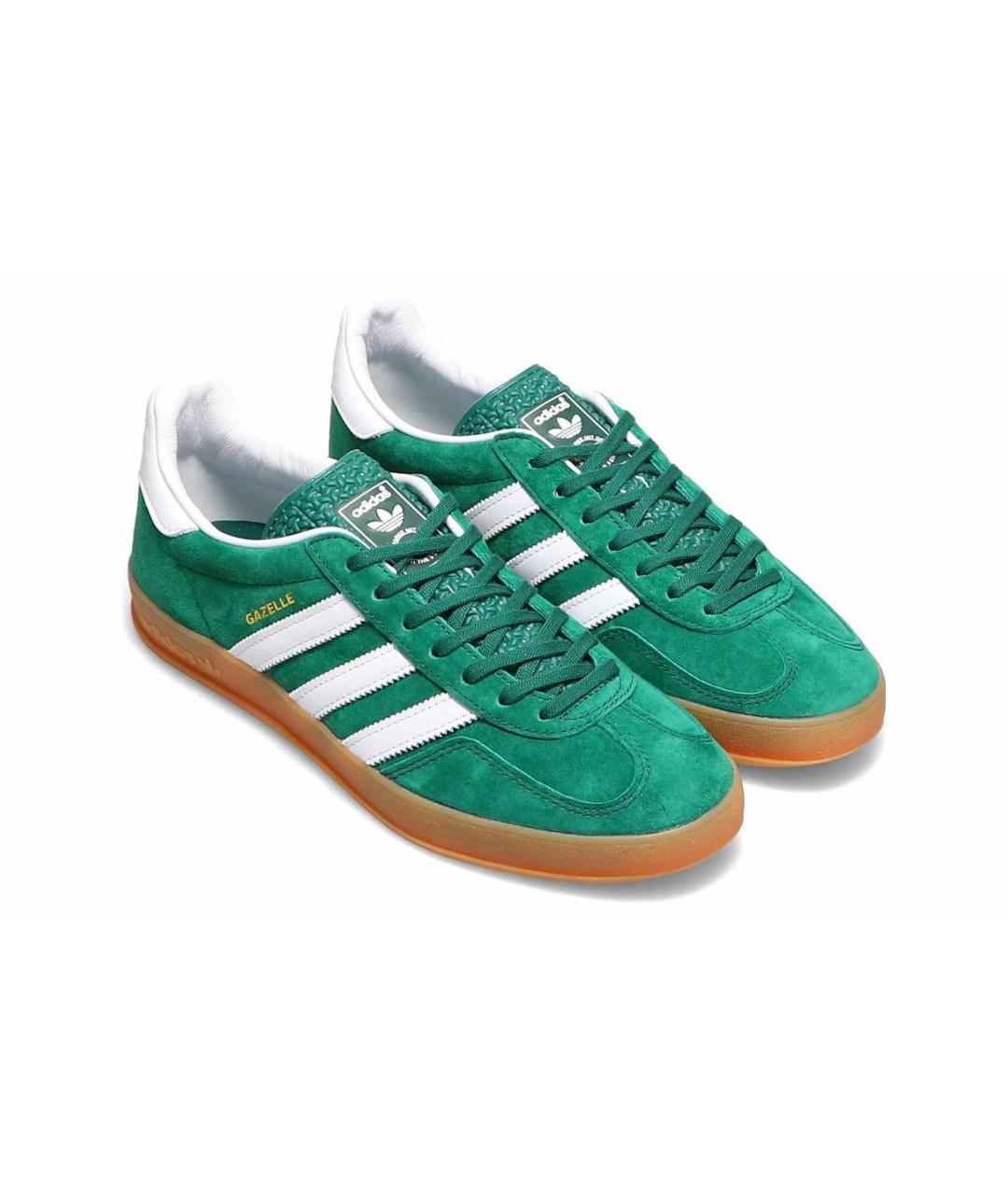 ADIDAS Зеленые замшевые кеды, фото 2