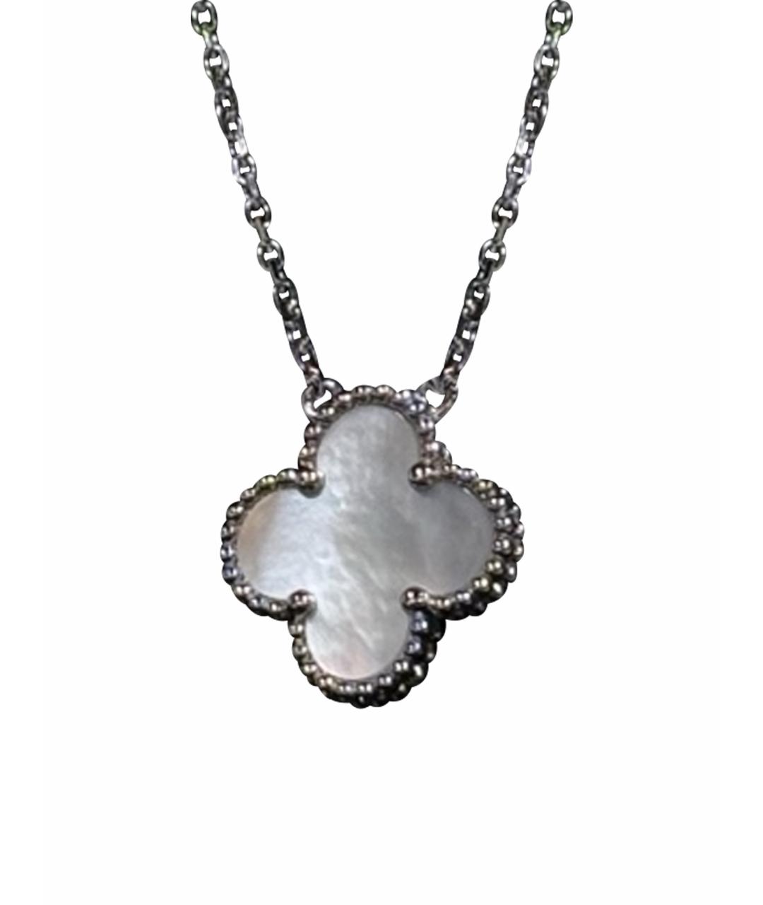 VAN CLEEF & ARPELS Белое колье из белого золота, фото 1