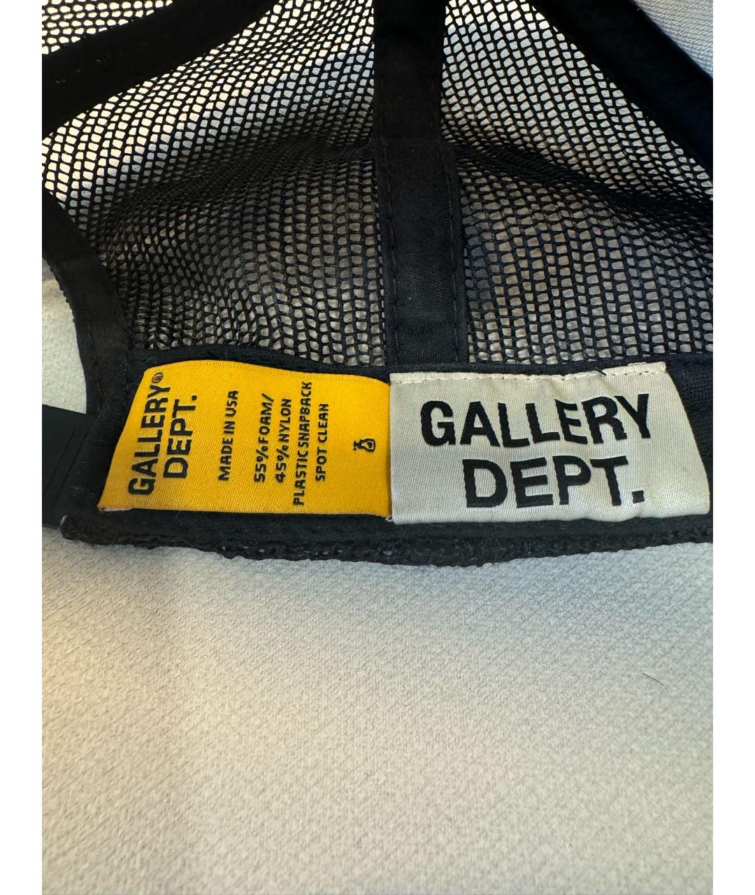 Gallery Dept Черная хлопковая кепка/бейсболка, фото 5