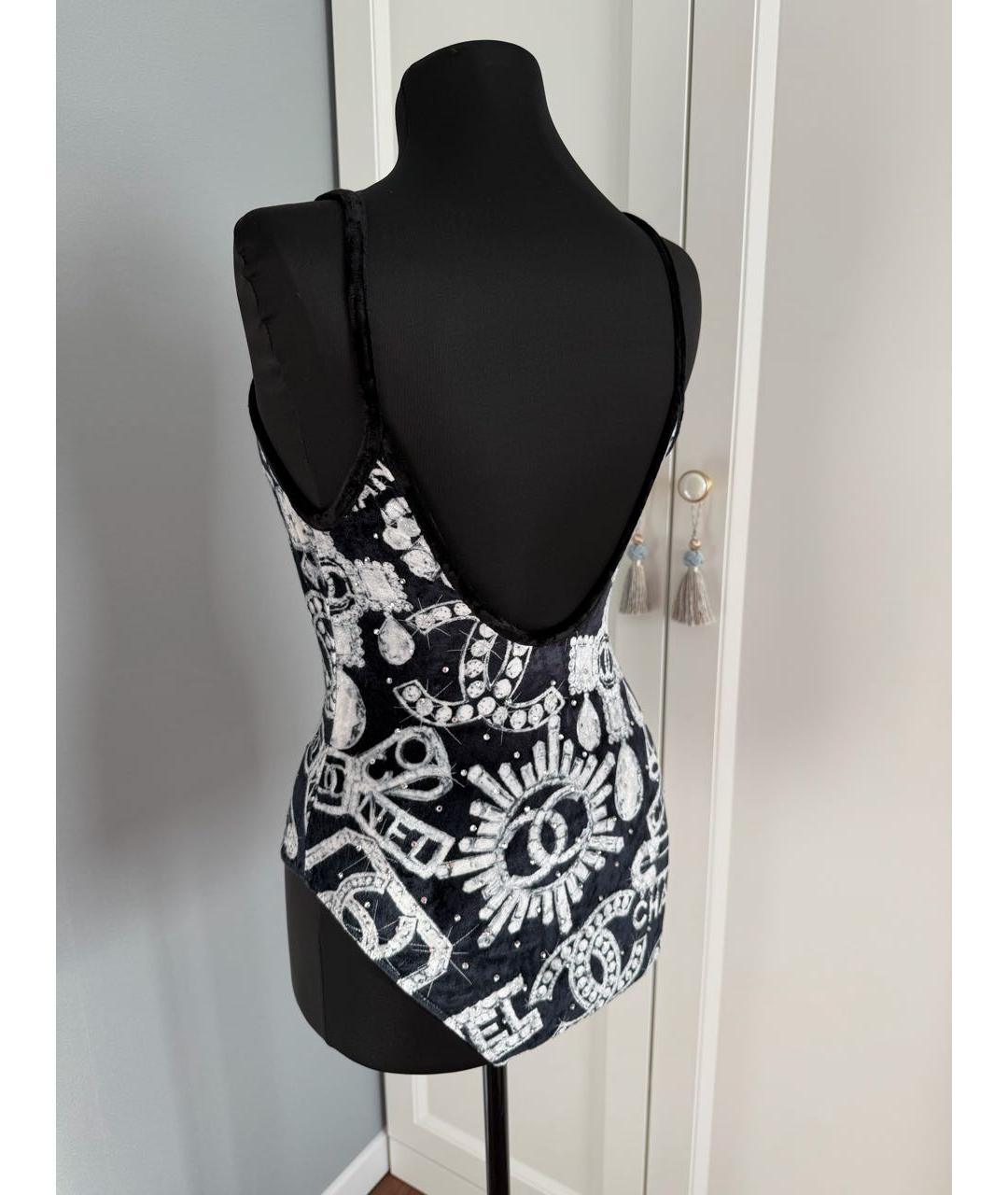 CHANEL Черный купальник, фото 6