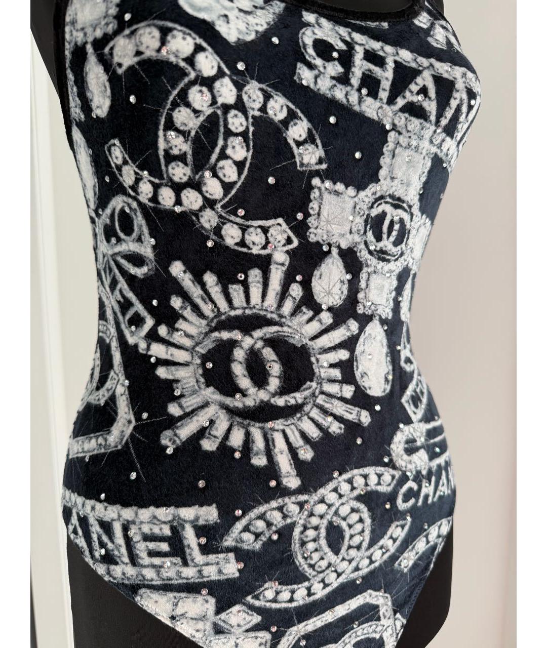 CHANEL Черный купальник, фото 5