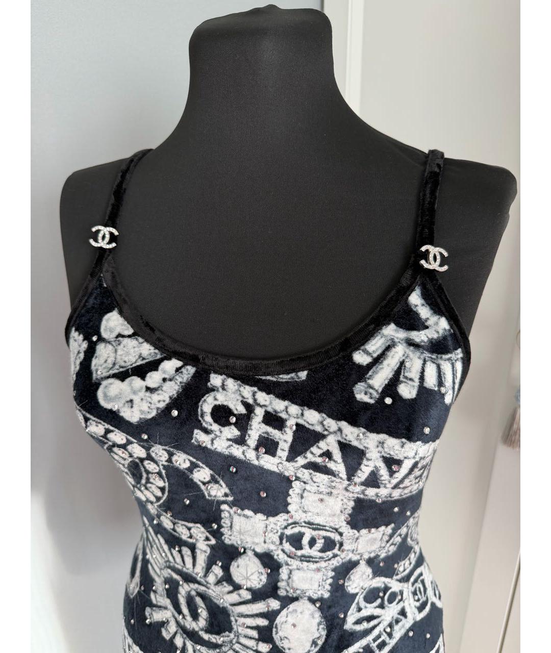 CHANEL Черный купальник, фото 4