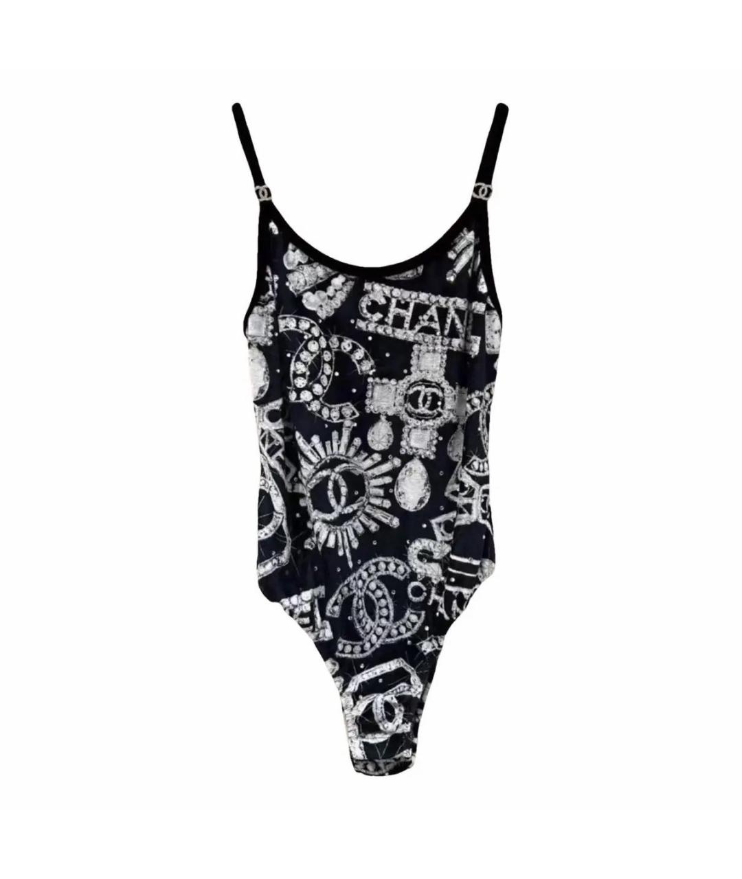 CHANEL Черный купальник, фото 1