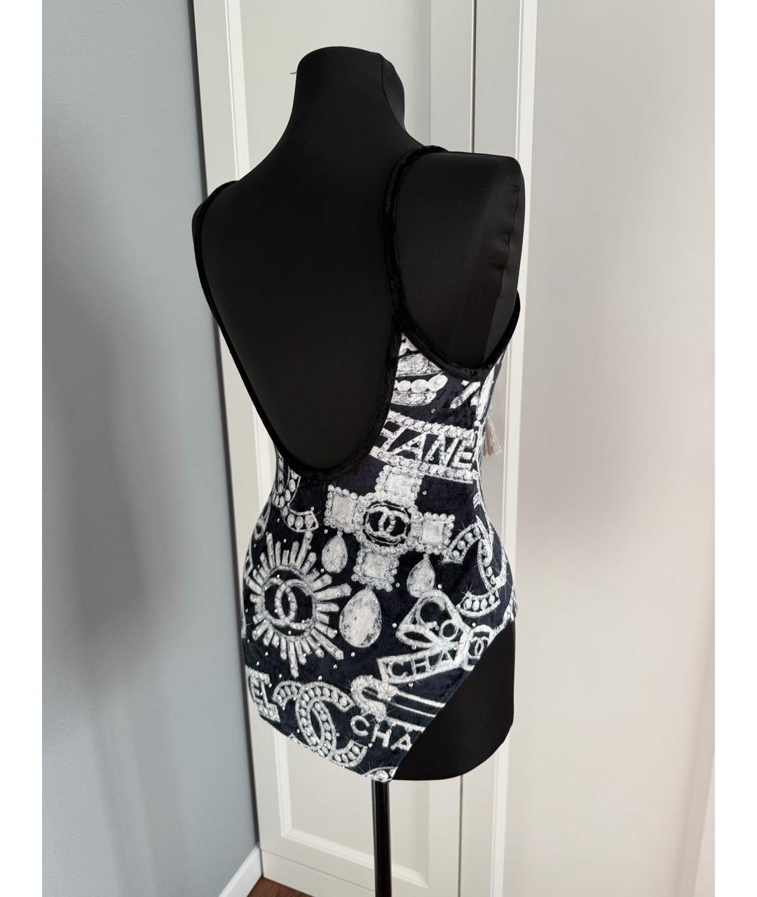 CHANEL Черный купальник, фото 7