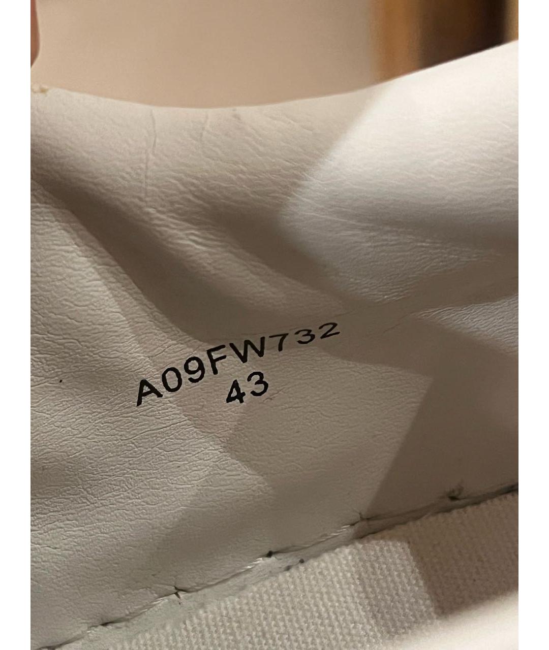 MAISON MIHARA YASUHIRO Черные текстильные низкие кроссовки / кеды, фото 5