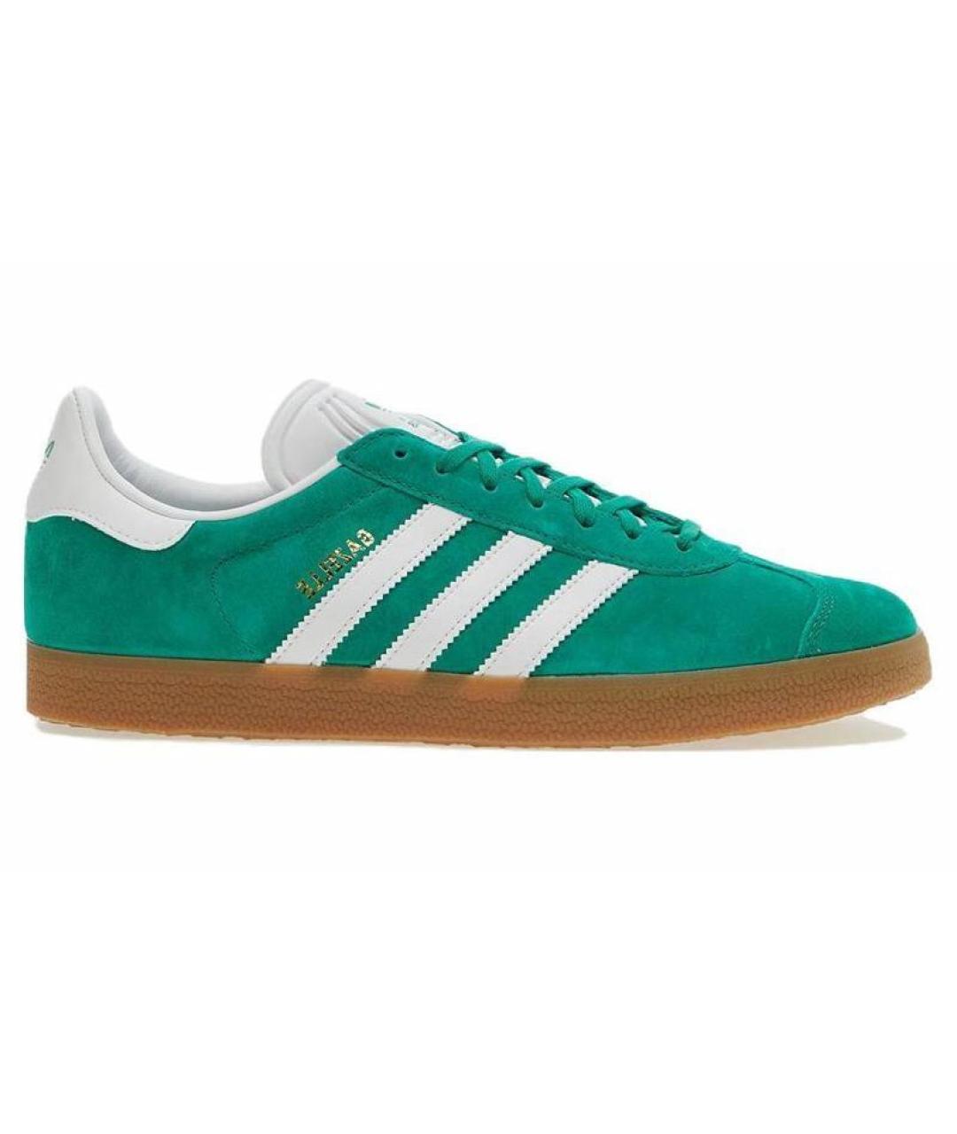 ADIDAS Бирюзовые замшевые кеды, фото 4