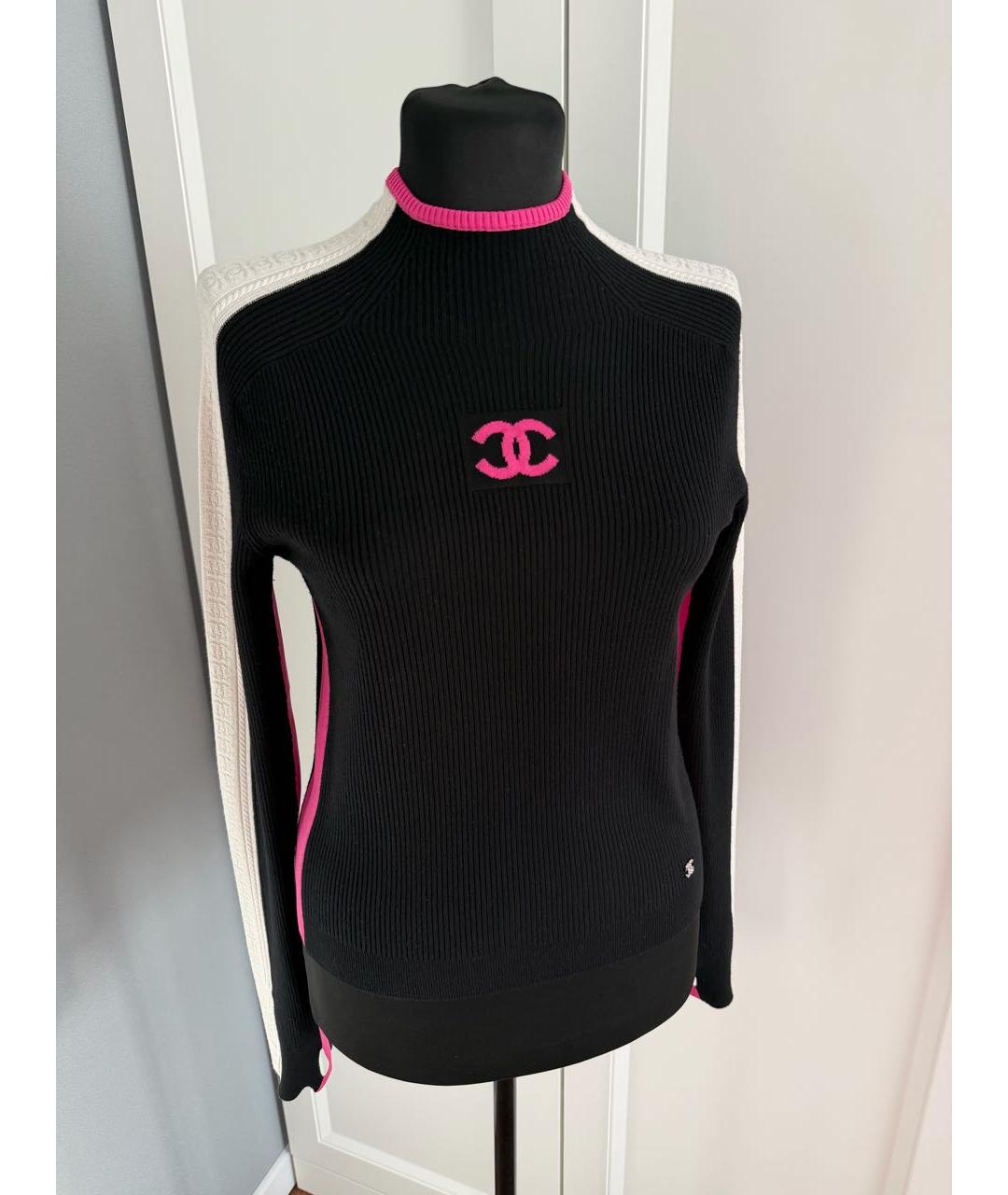 CHANEL Черная водолазка, фото 3