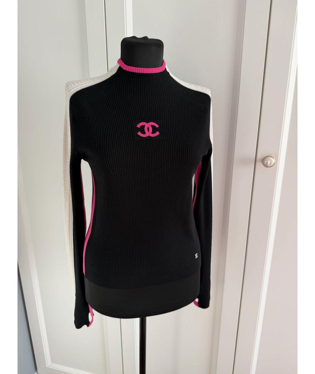 CHANEL Черная водолазка, фото 8