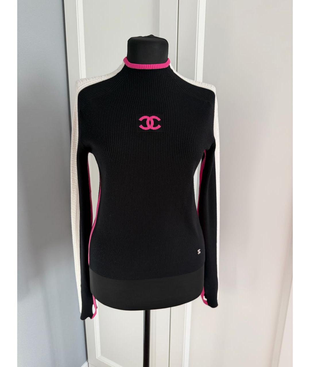 CHANEL Черная водолазка, фото 2