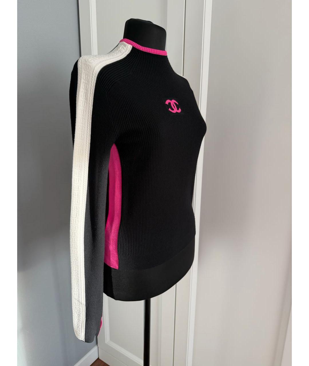 CHANEL Черная водолазка, фото 4