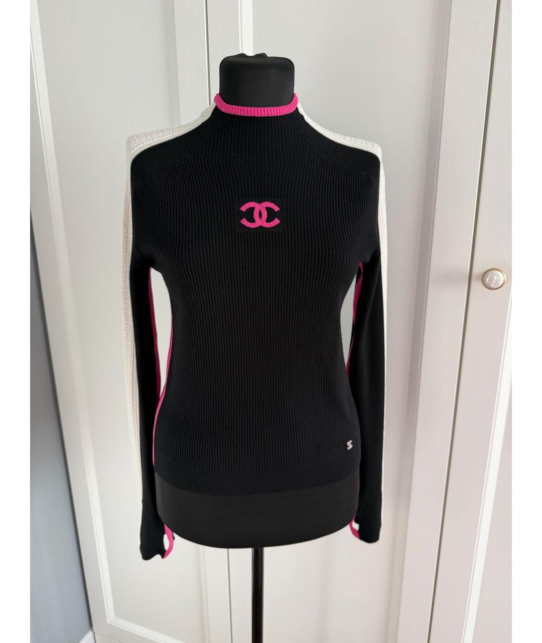 CHANEL Черная водолазка, фото 5
