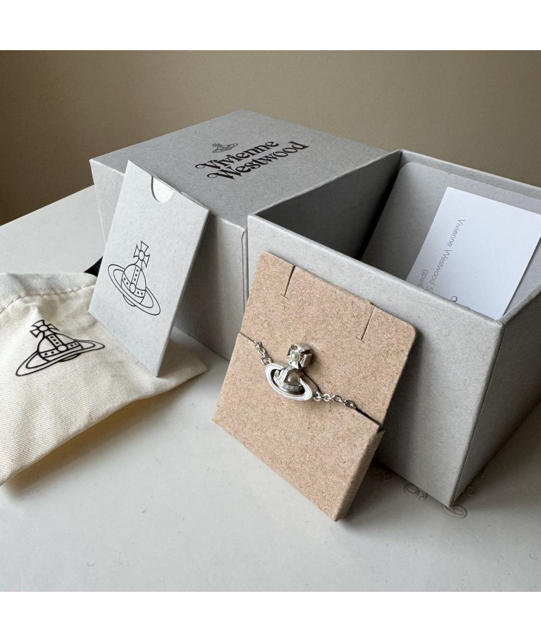 VIVIENNE WESTWOOD Серебрянный браслет, фото 3