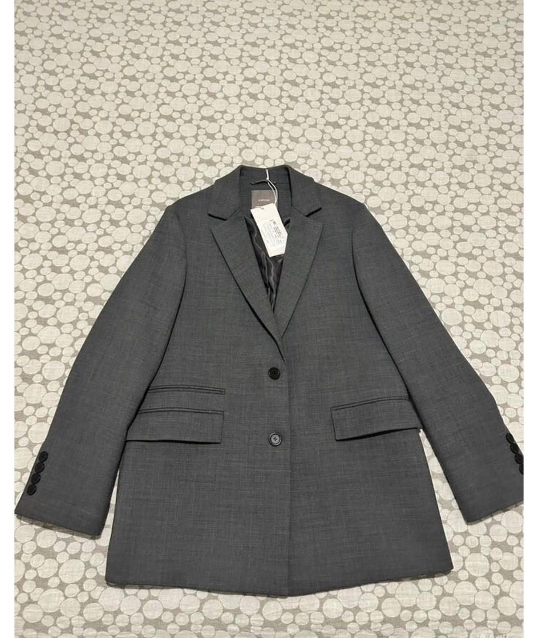 12 STOREEZ Серый полиэстеровый жакет/пиджак, фото 3