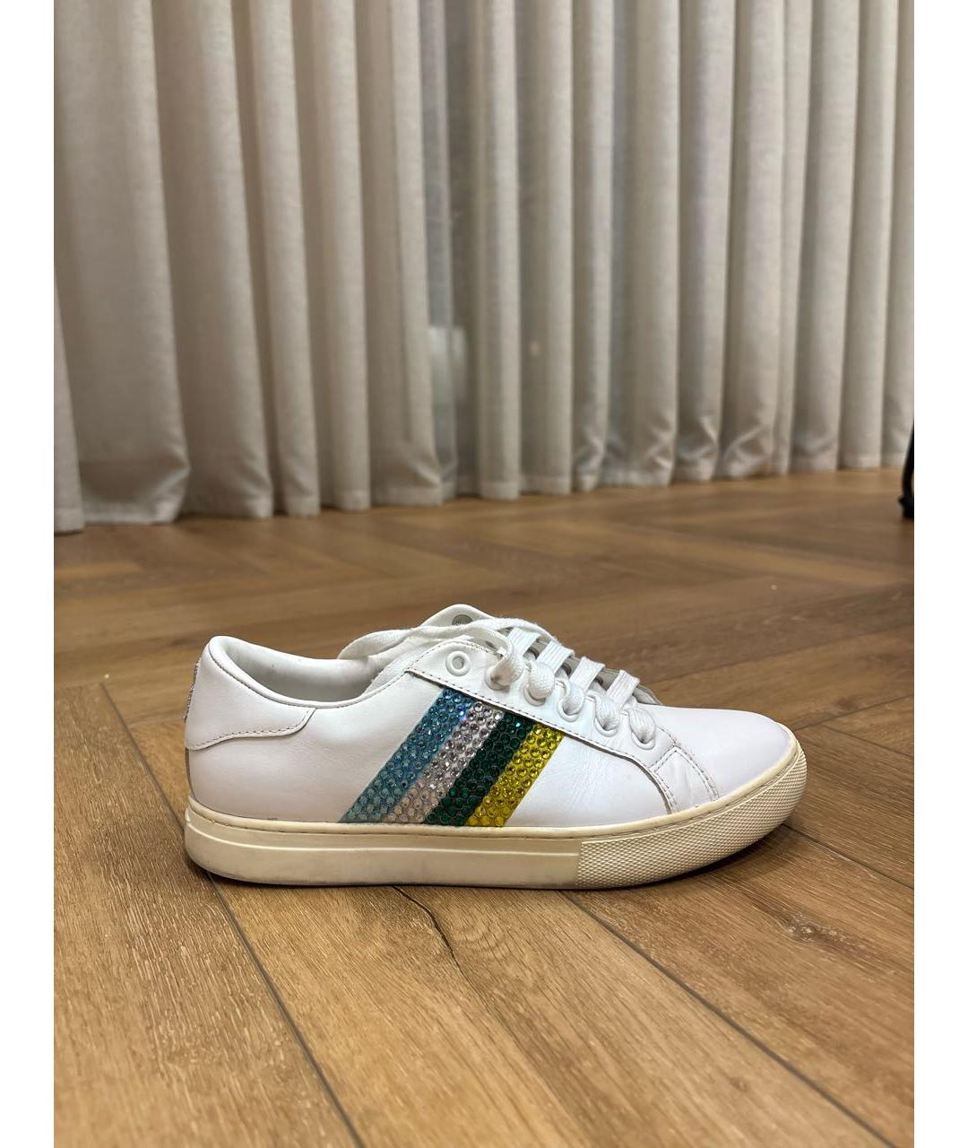 MARC BY MARC JACOBS Белые кожаные кеды, фото 7