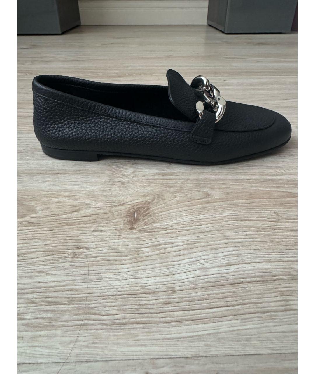 CASADEI Черные кожаные лоферы, фото 6