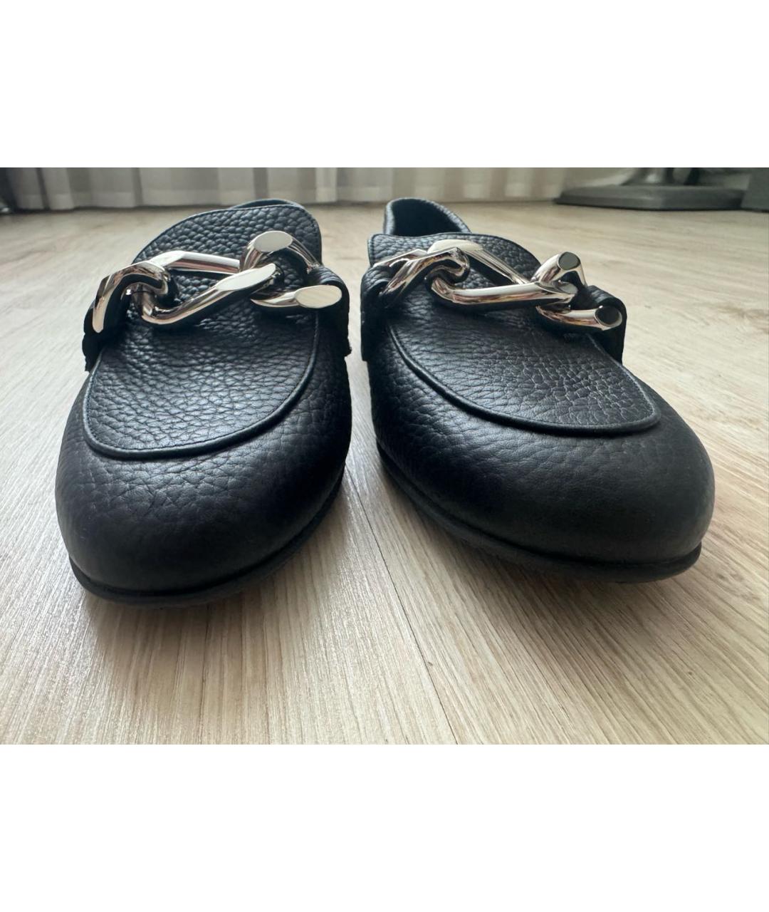 CASADEI Черные кожаные лоферы, фото 3