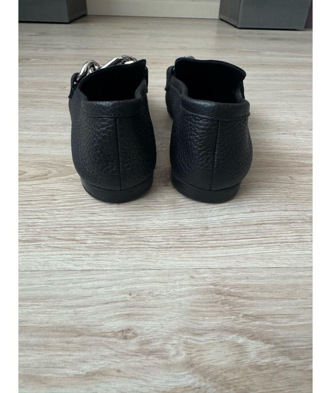 CASADEI Черные кожаные лоферы, фото 5