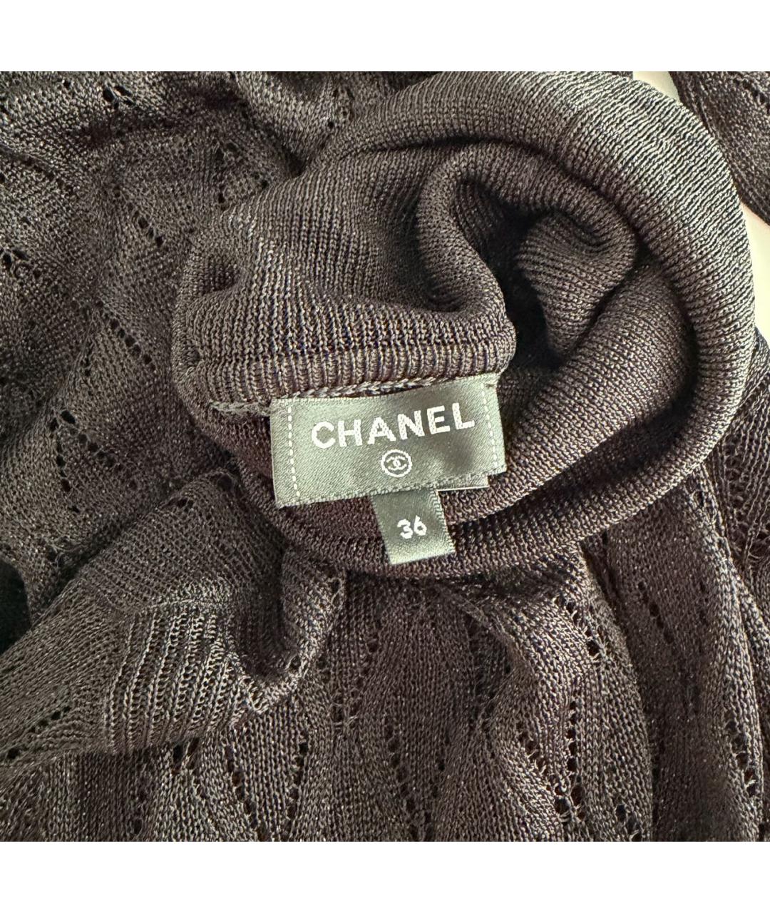 CHANEL Черная водолазка, фото 8