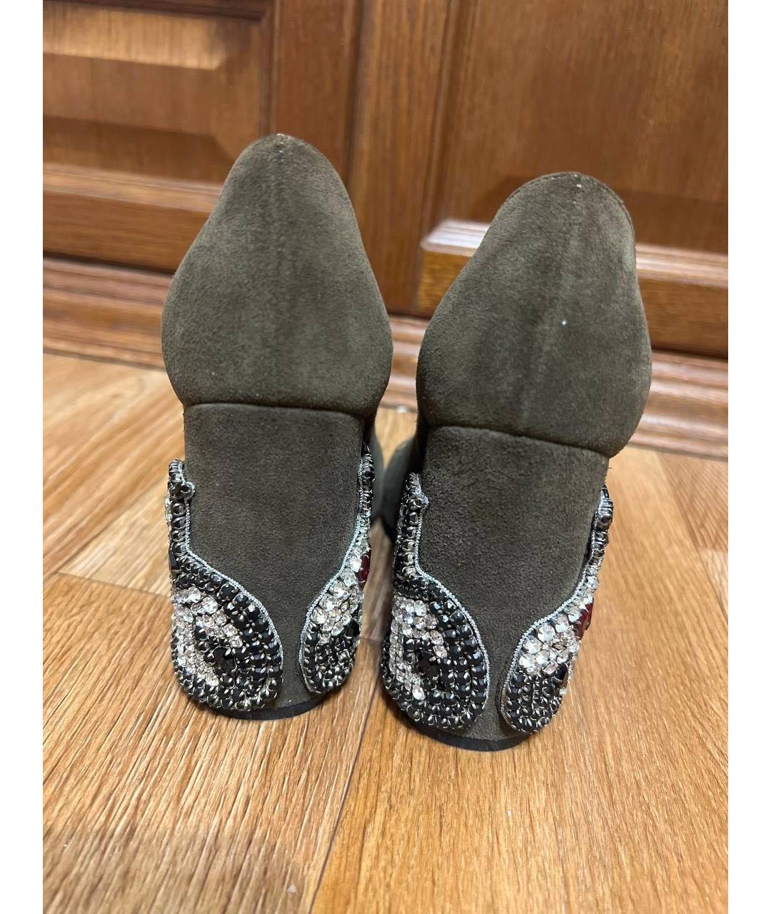NO. 21 Серые замшевые туфли, фото 3