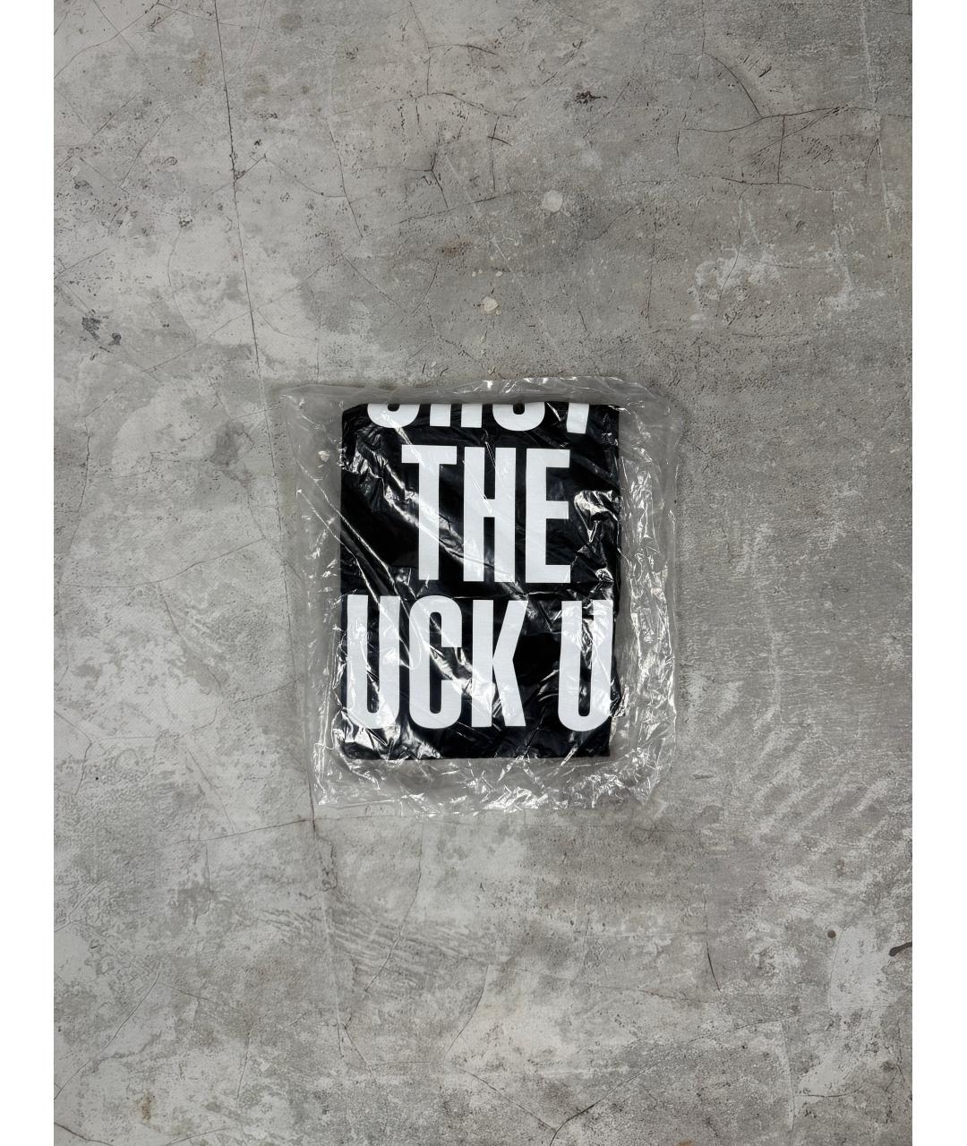 SUPREME Черная хлопковая футболка, фото 5