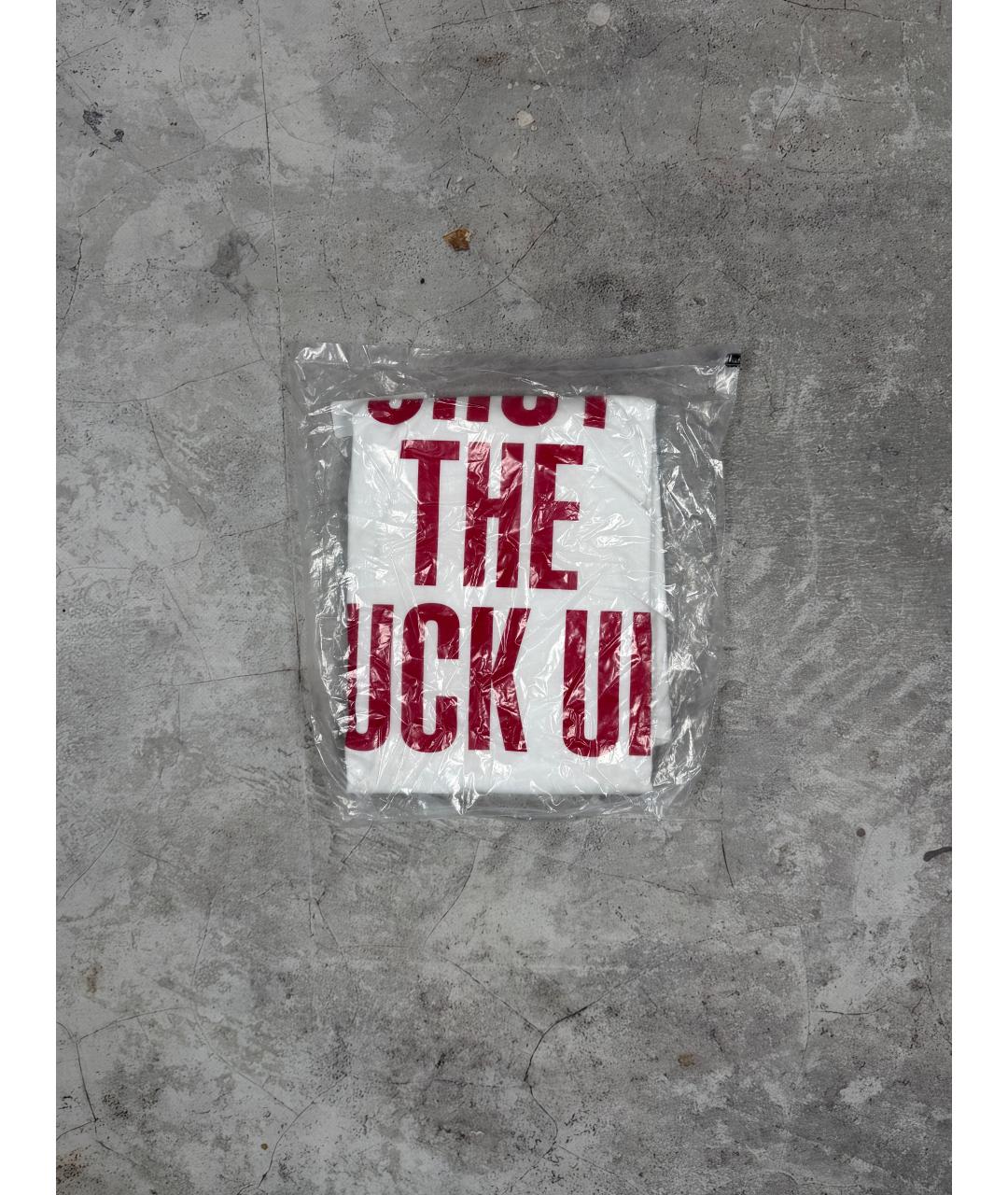 SUPREME Белая хлопковая футболка, фото 6