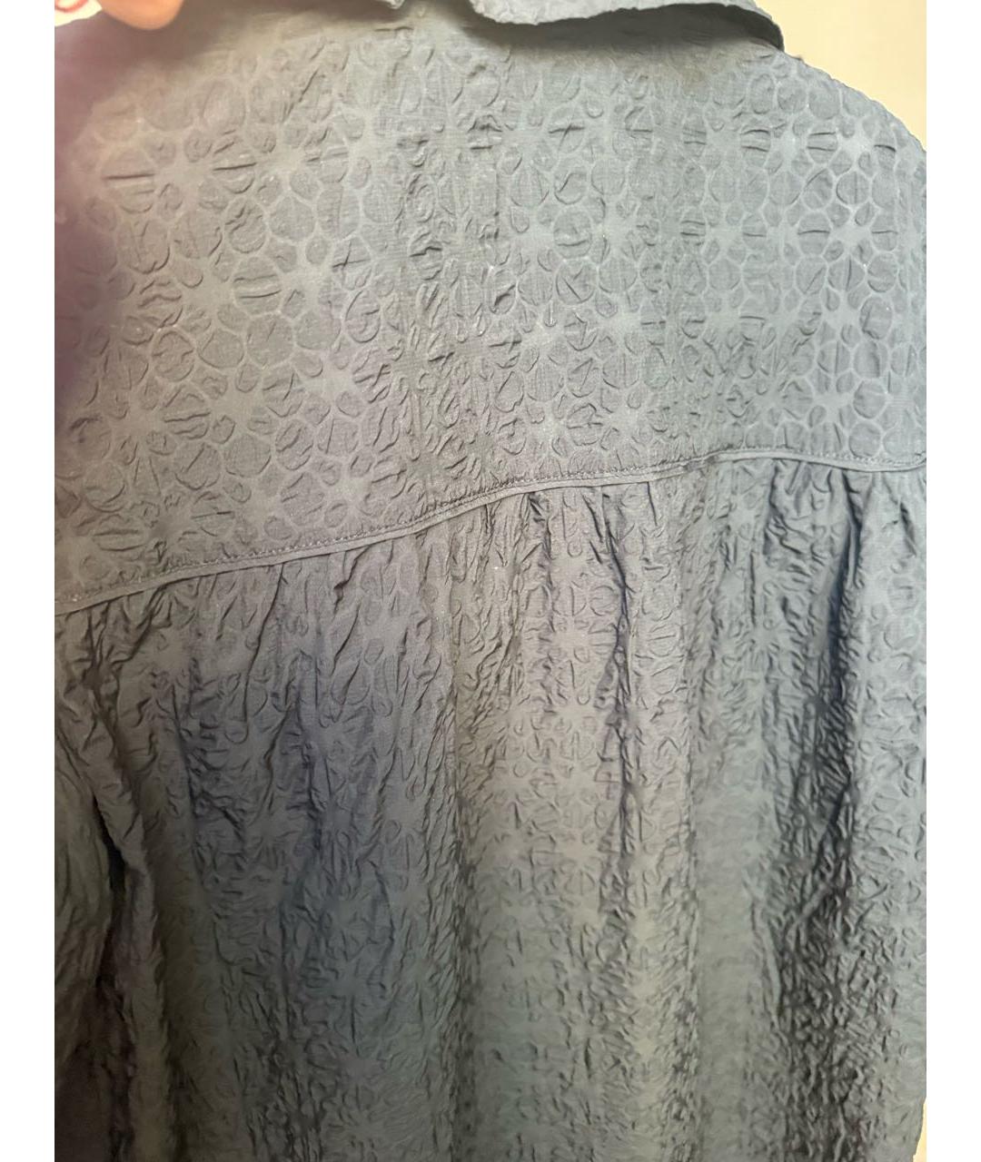 MIU MIU Черный полиэстеровый тренч/плащ, фото 4