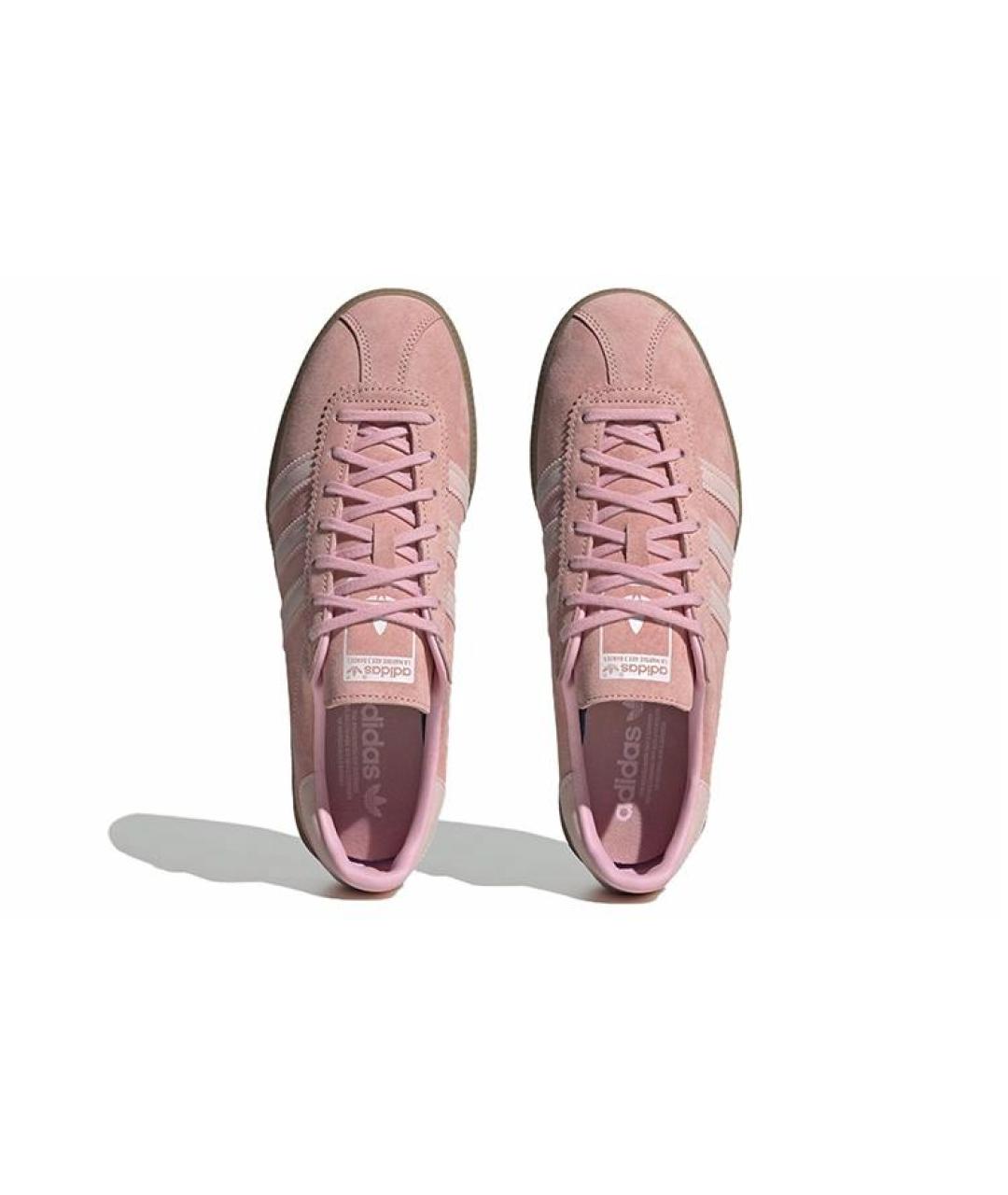 ADIDAS Розовые замшевые кеды, фото 4