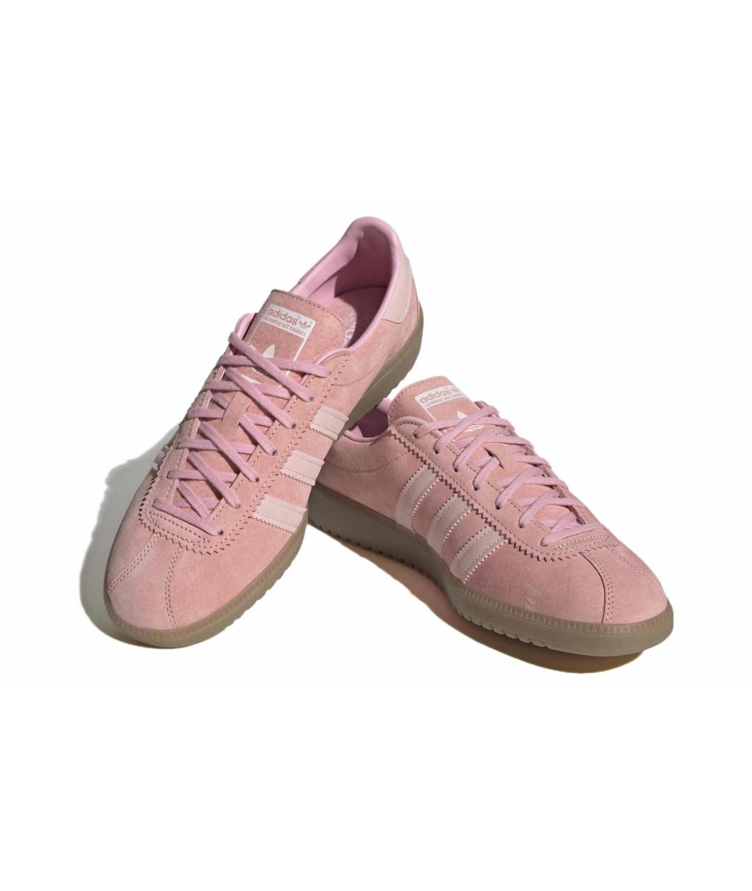 ADIDAS Розовые замшевые кеды, фото 3