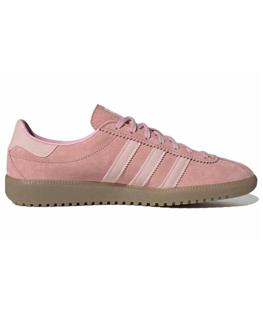 ADIDAS Розовые замшевые кеды, фото 2