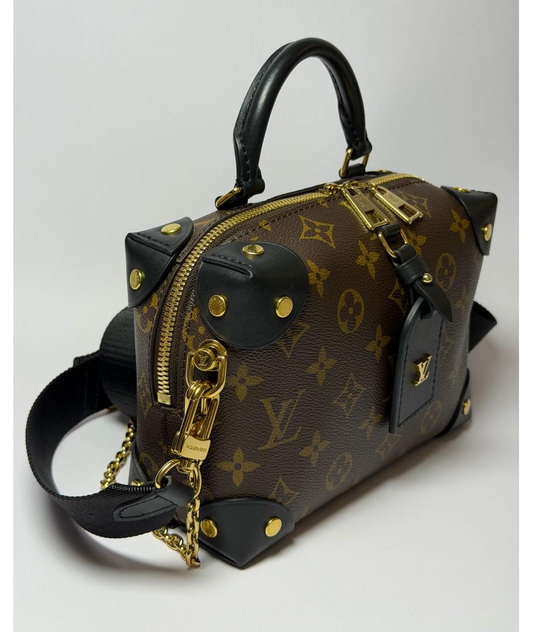 LOUIS VUITTON Коричневая сумка с короткими ручками, фото 2