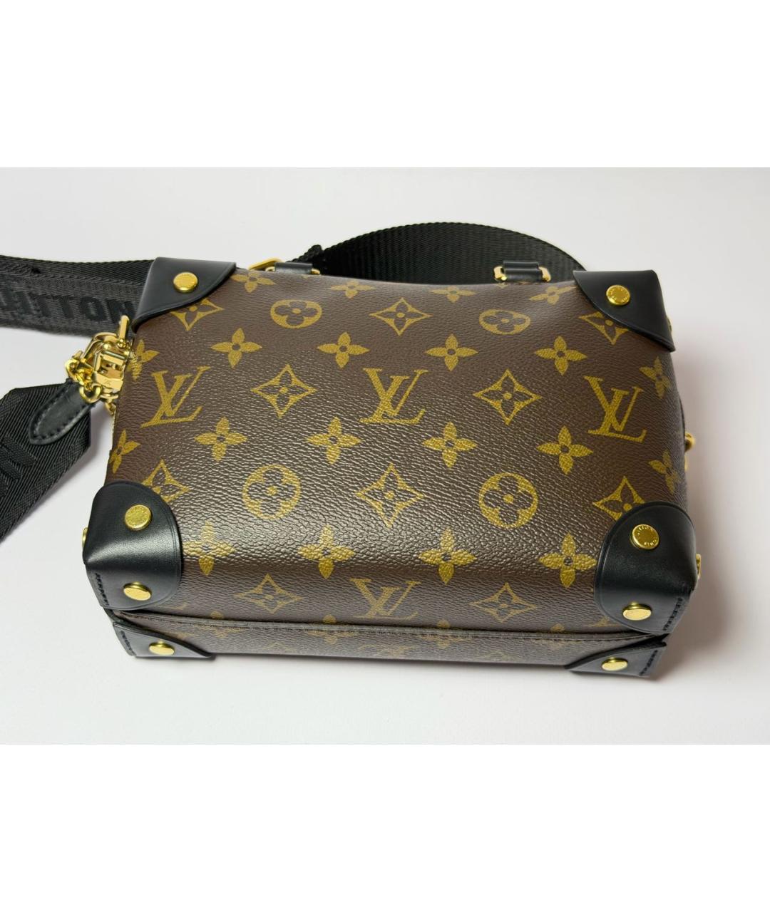 LOUIS VUITTON Коричневая сумка с короткими ручками, фото 7