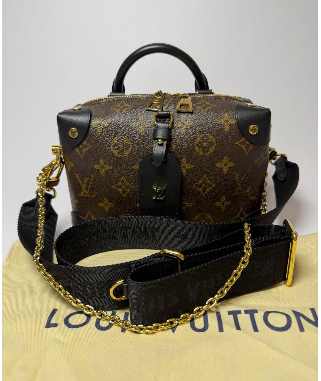 LOUIS VUITTON Коричневая сумка с короткими ручками, фото 9